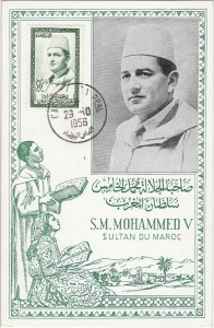 Carte Maxi avec 30F et cachet CASABLANCA PPAL du 29.10.1956