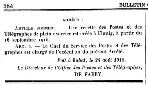 Bulletin Officiel 151 - Figuig première partie